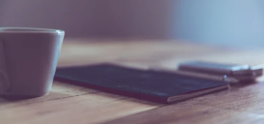 Notebook and phone table